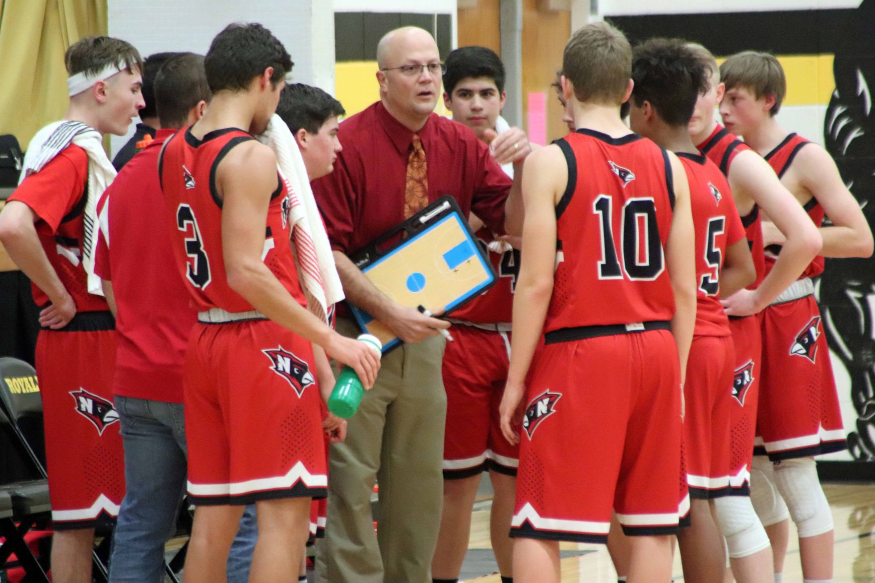 Necedah at Royall boys basketball (12/20/18)